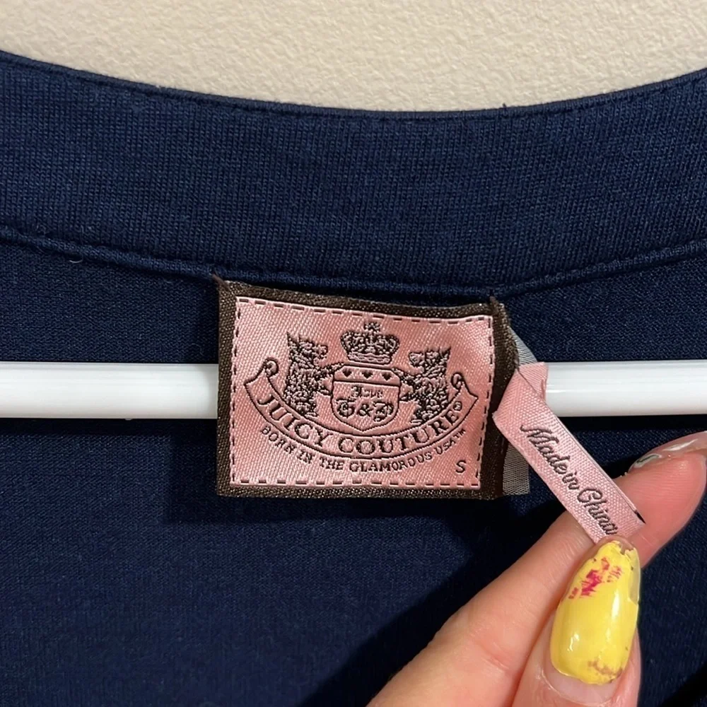 🔥Juicy Couture Navy Blue Short Sleeve Dress🔥 - Picture 3 of 7